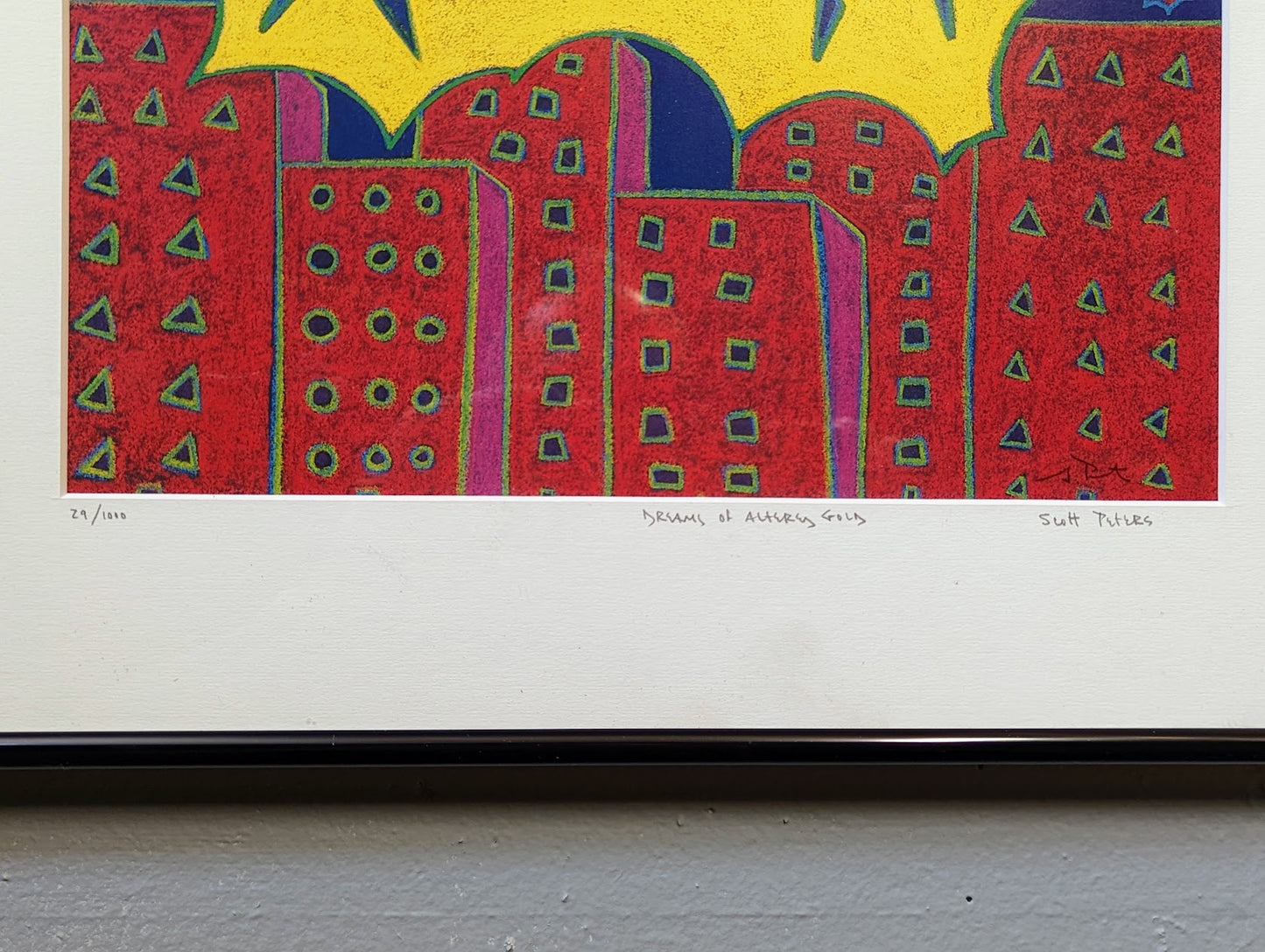 Limited-Edition "Dreams of Altered Gold" Signed Scott Peters w/COA