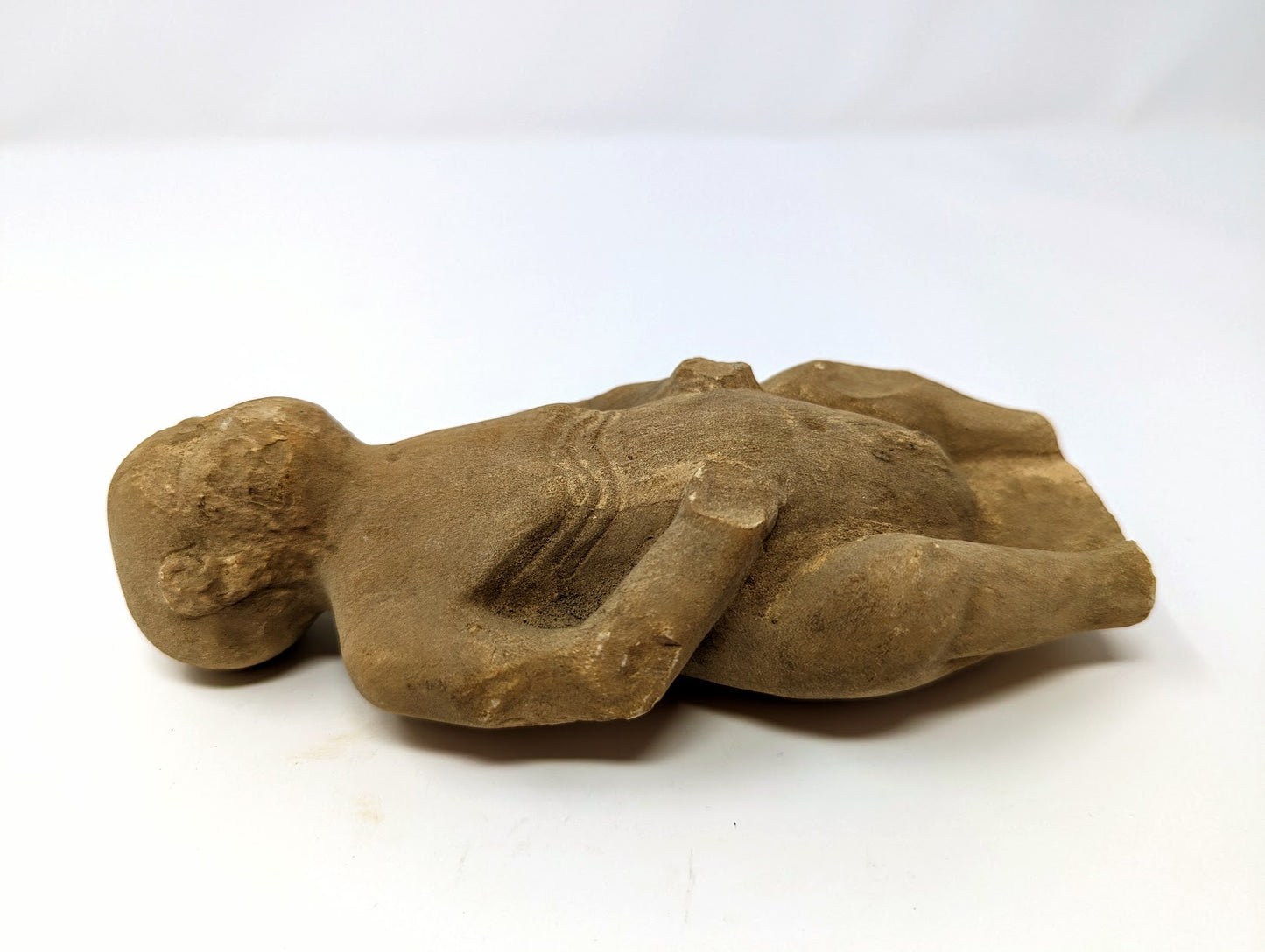 Antique Egyptian Carved Stone Statue: “BES” | Grand Tour Era (c. 1780-1920s)