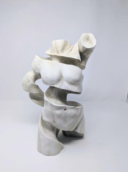 Vintage Surrealist Sculpture after Dali: Vitruvian Collection