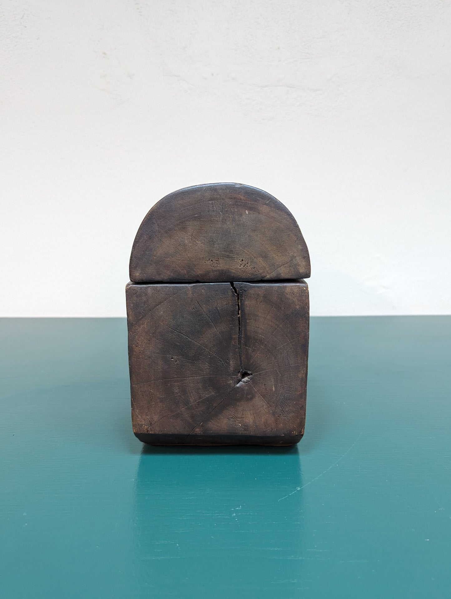 1940s Tribal Dayak Borneo Carved Wood Tattoo/Medicine Box