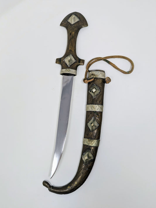 Vintage Moroccan Jambiya Koummya Dagger