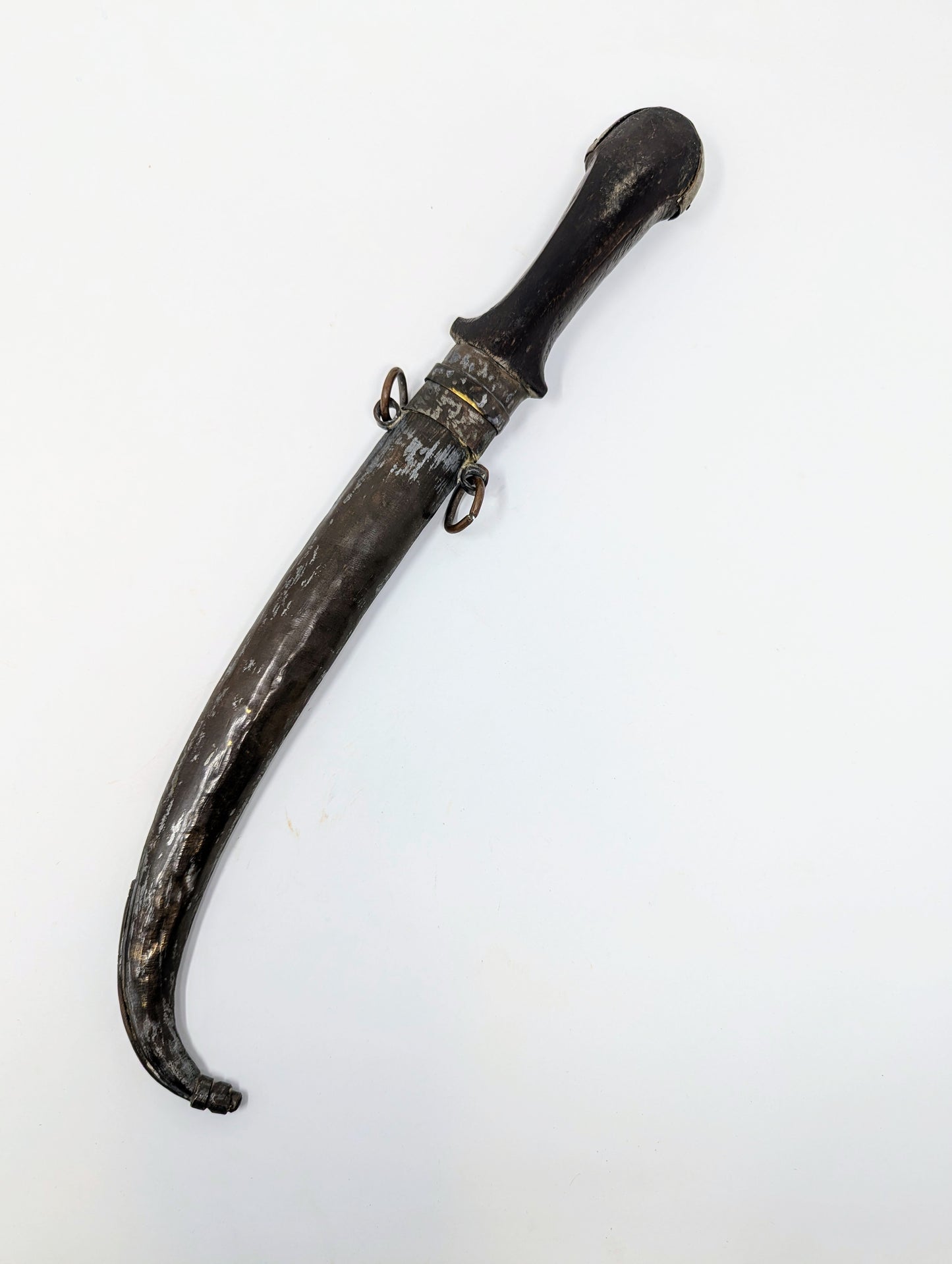 RARE DESIGN Early 20th Century Moroccan Koumya Dagger