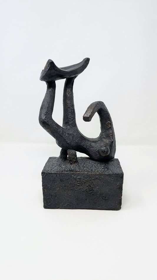 Unique Abstract Surfer Art Sculpture