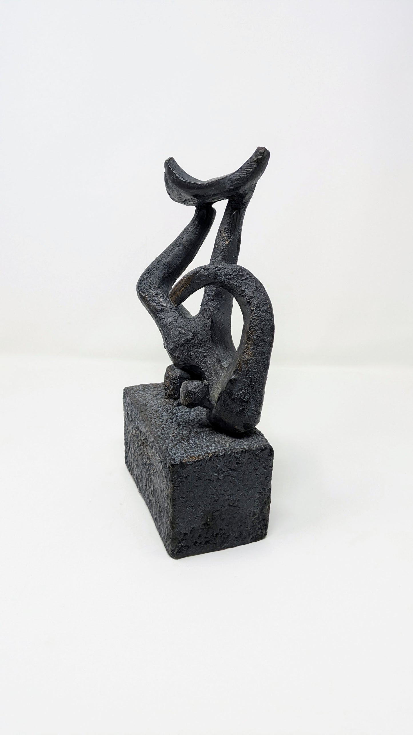 Unique Abstract Surfer Art Sculpture