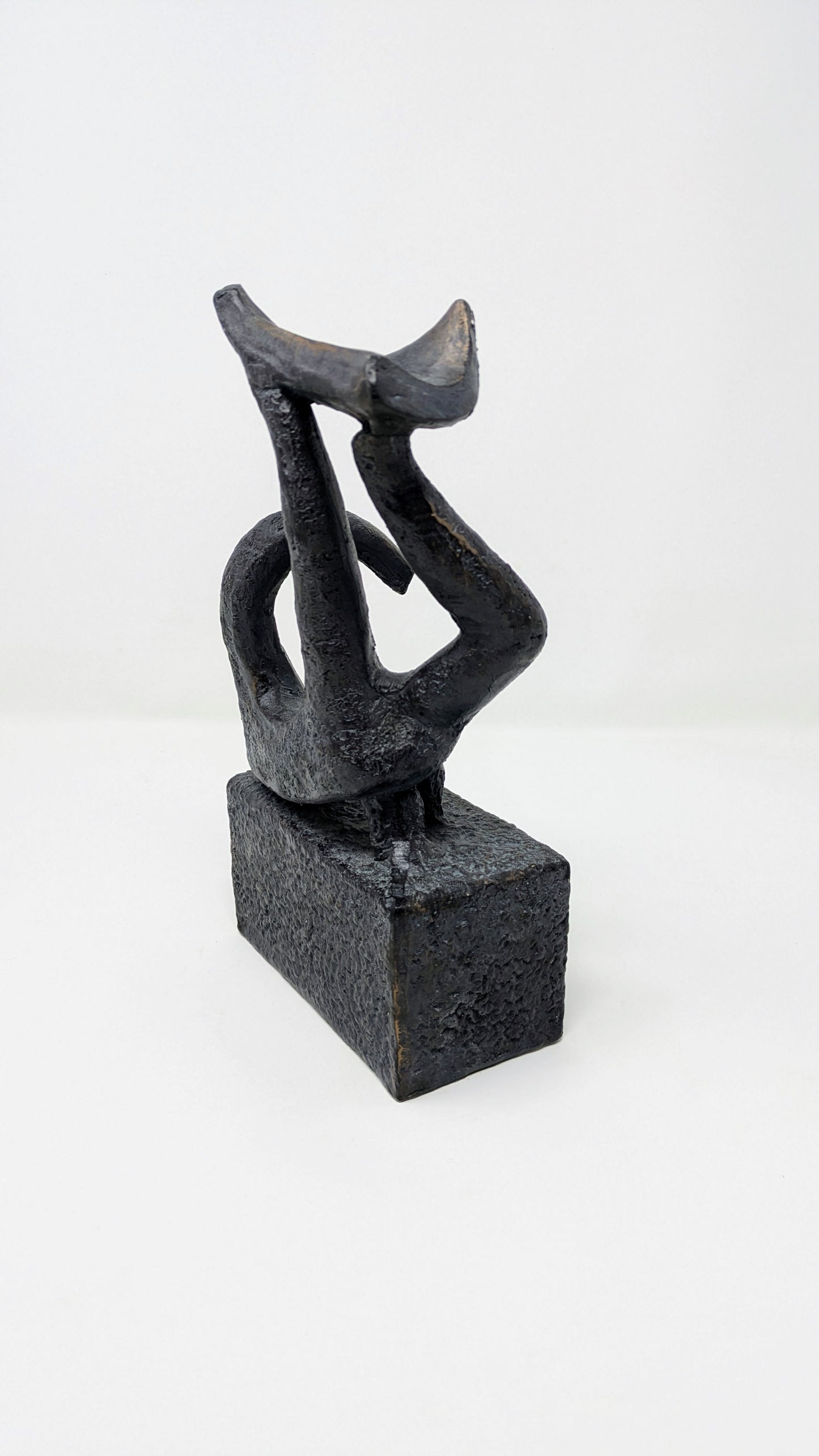 Unique Abstract Surfer Art Sculpture