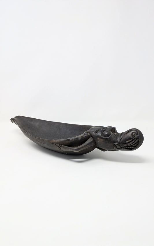 1930s-1940s Borneo Dayak Tribe "Aso" Dragon Dog Bowl