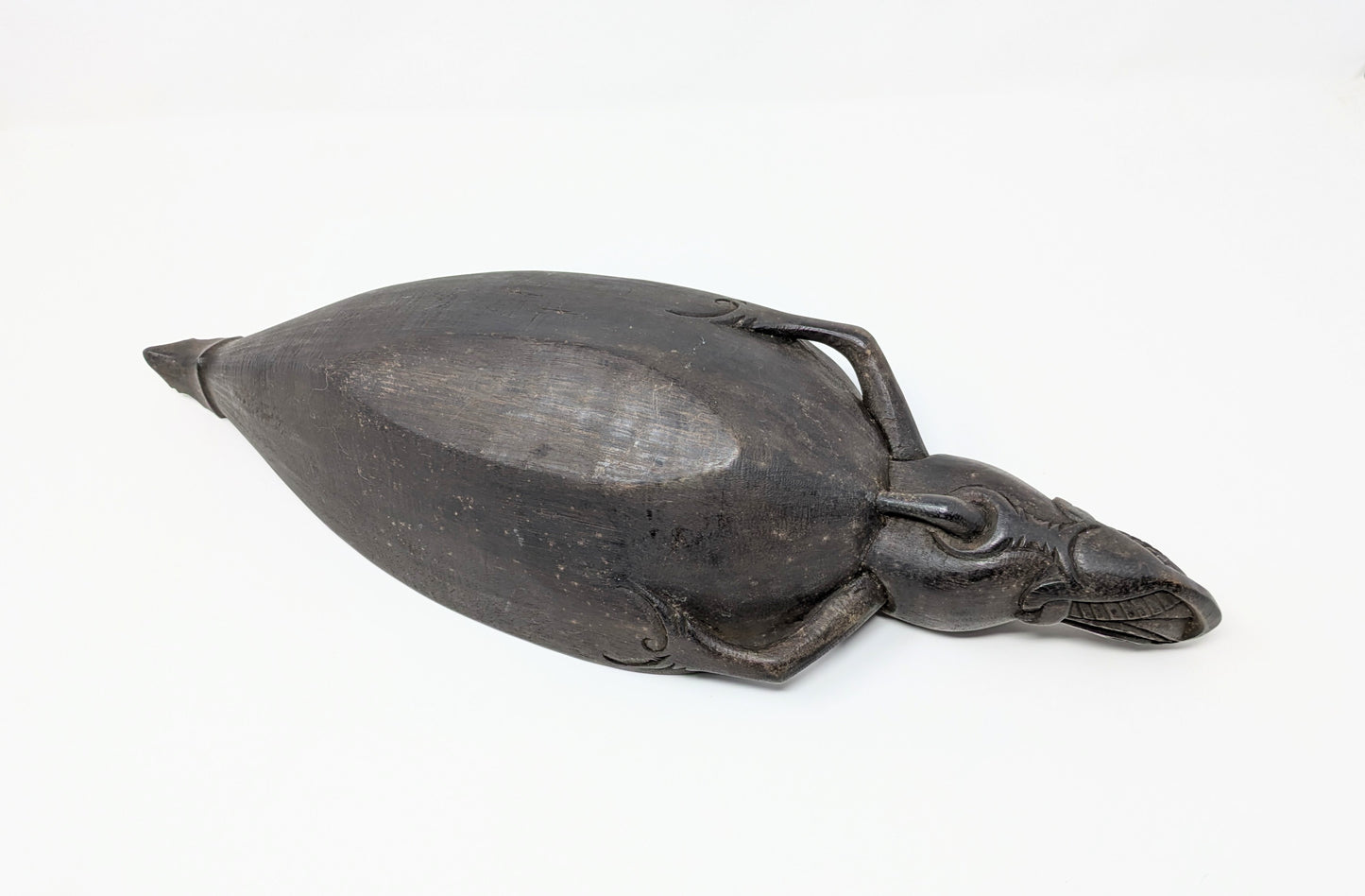 1930s-1940s Borneo Dayak Tribe "Aso" Dragon Dog Bowl