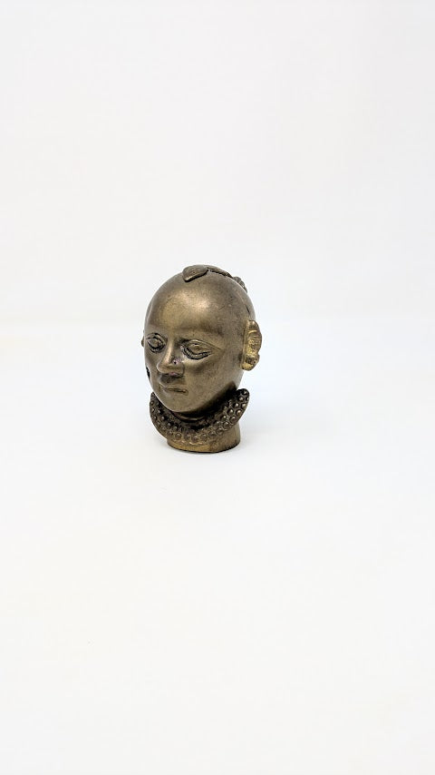 Antique Brass Gowri/Gauri Goddess Bust