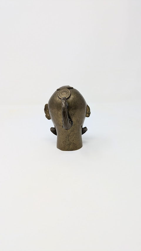 Antique Brass Gowri/Gauri Goddess Bust