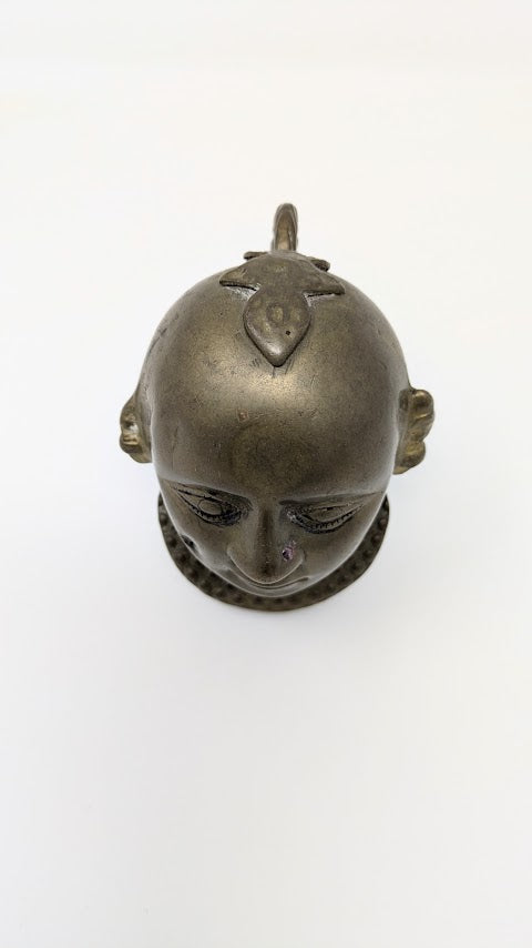 Antique Brass Gowri/Gauri Goddess Bust