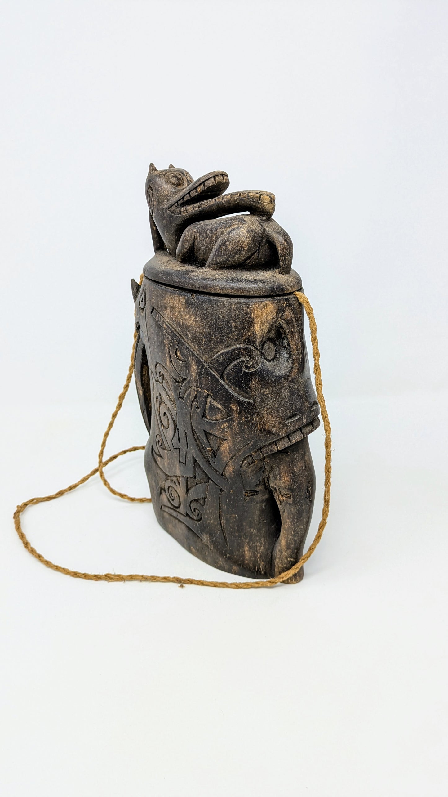 Borneo Tribe 1940s Dayak Bahau Water Container