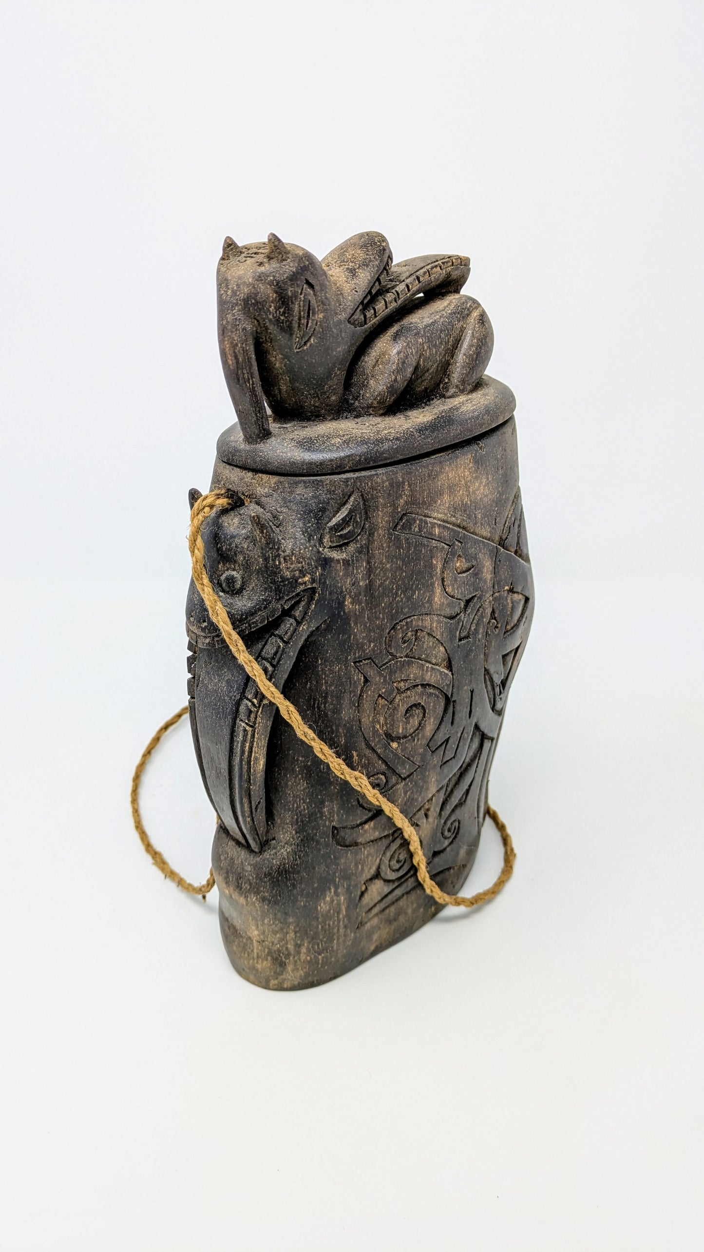 Borneo Tribe 1940s Dayak Bahau Water Container