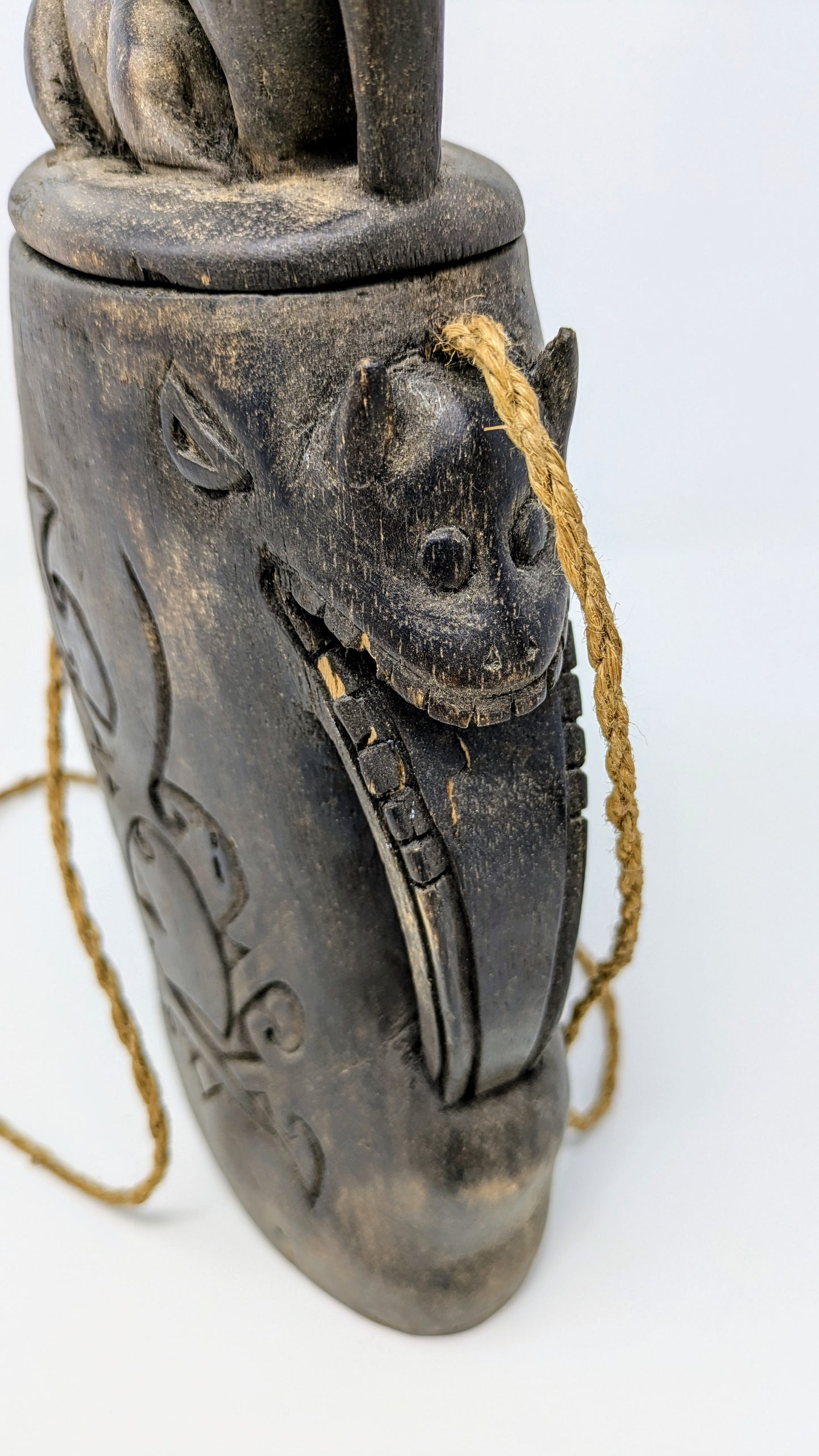 Borneo Tribe 1940s Dayak Bahau Water Container
