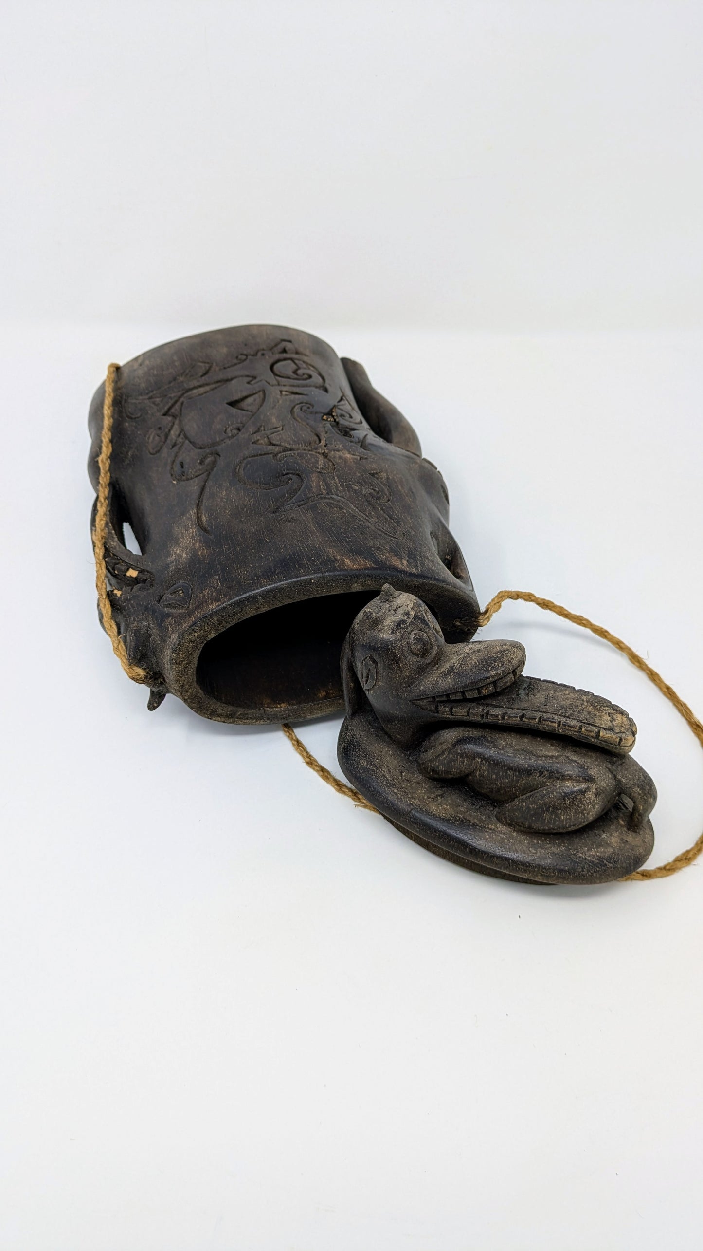 Borneo Tribe 1940s Dayak Bahau Water Container