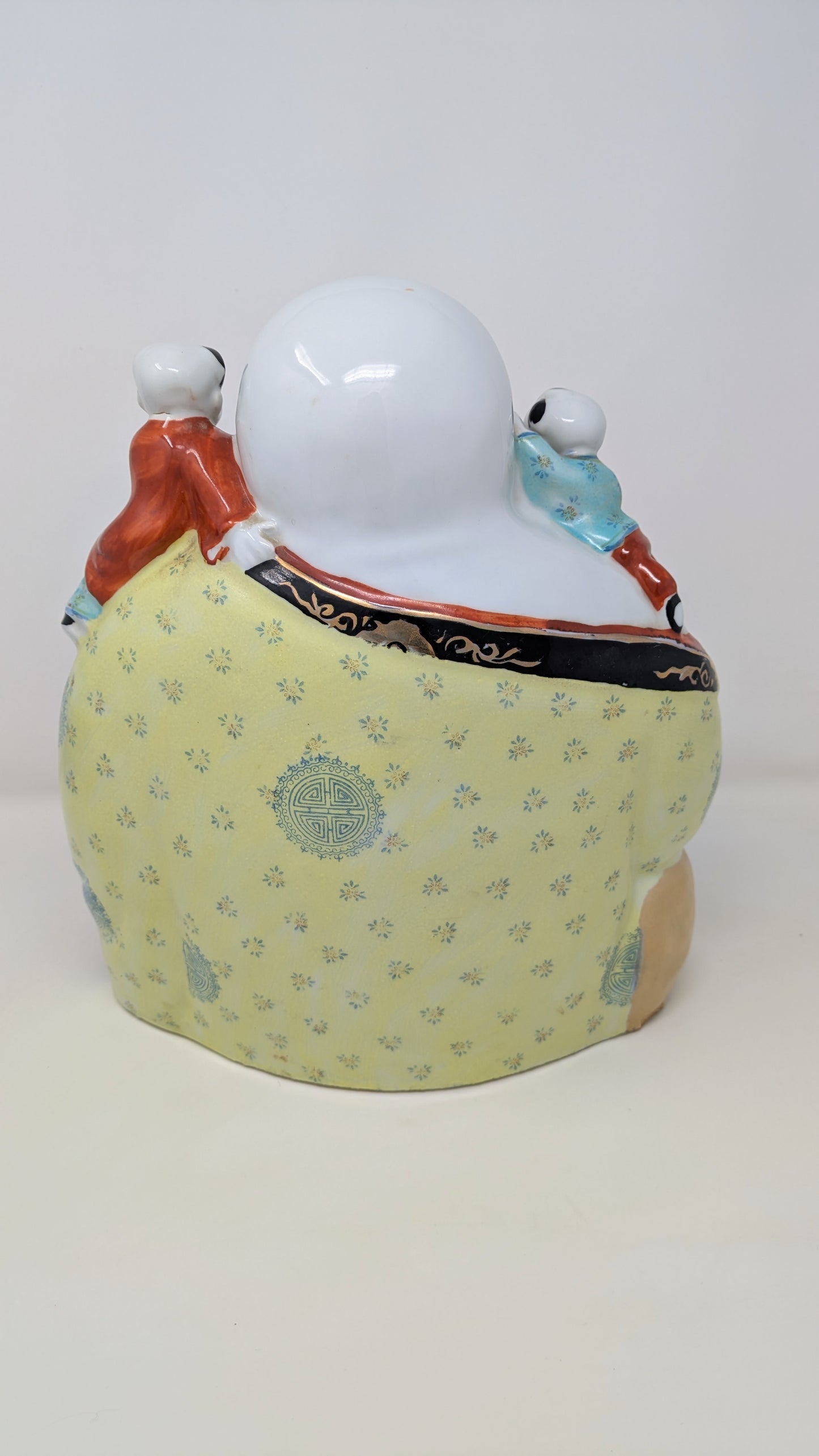 12" Porcelain Happy Buddha/Budai | Chinese Republic Period