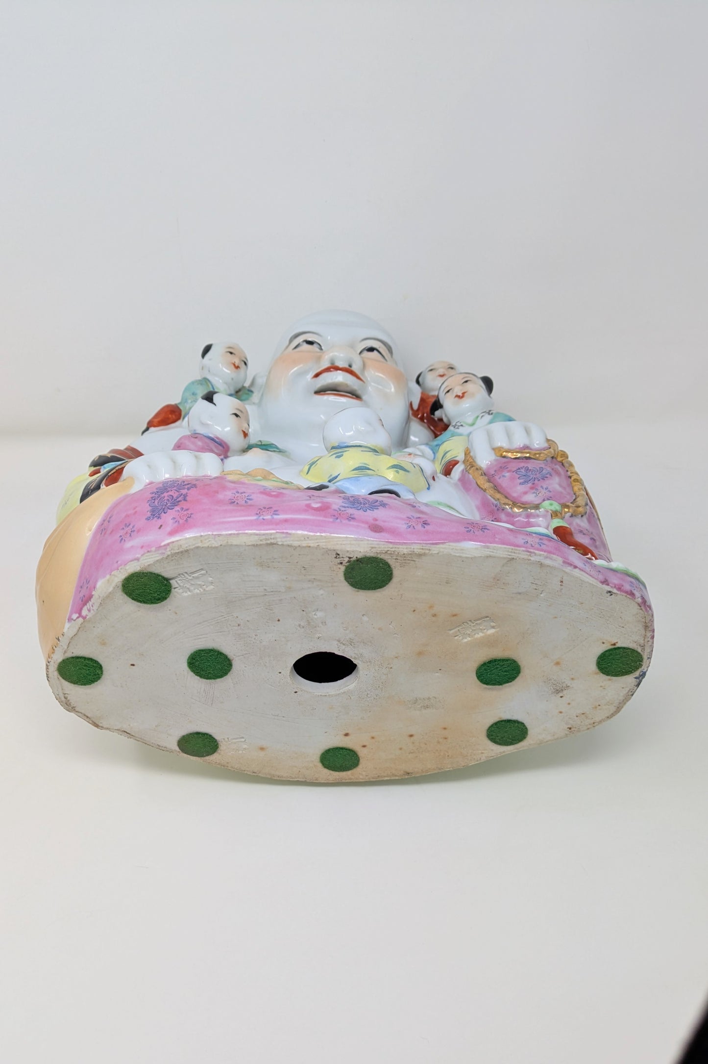 12" Porcelain Happy Buddha/Budai | Chinese Republic Period