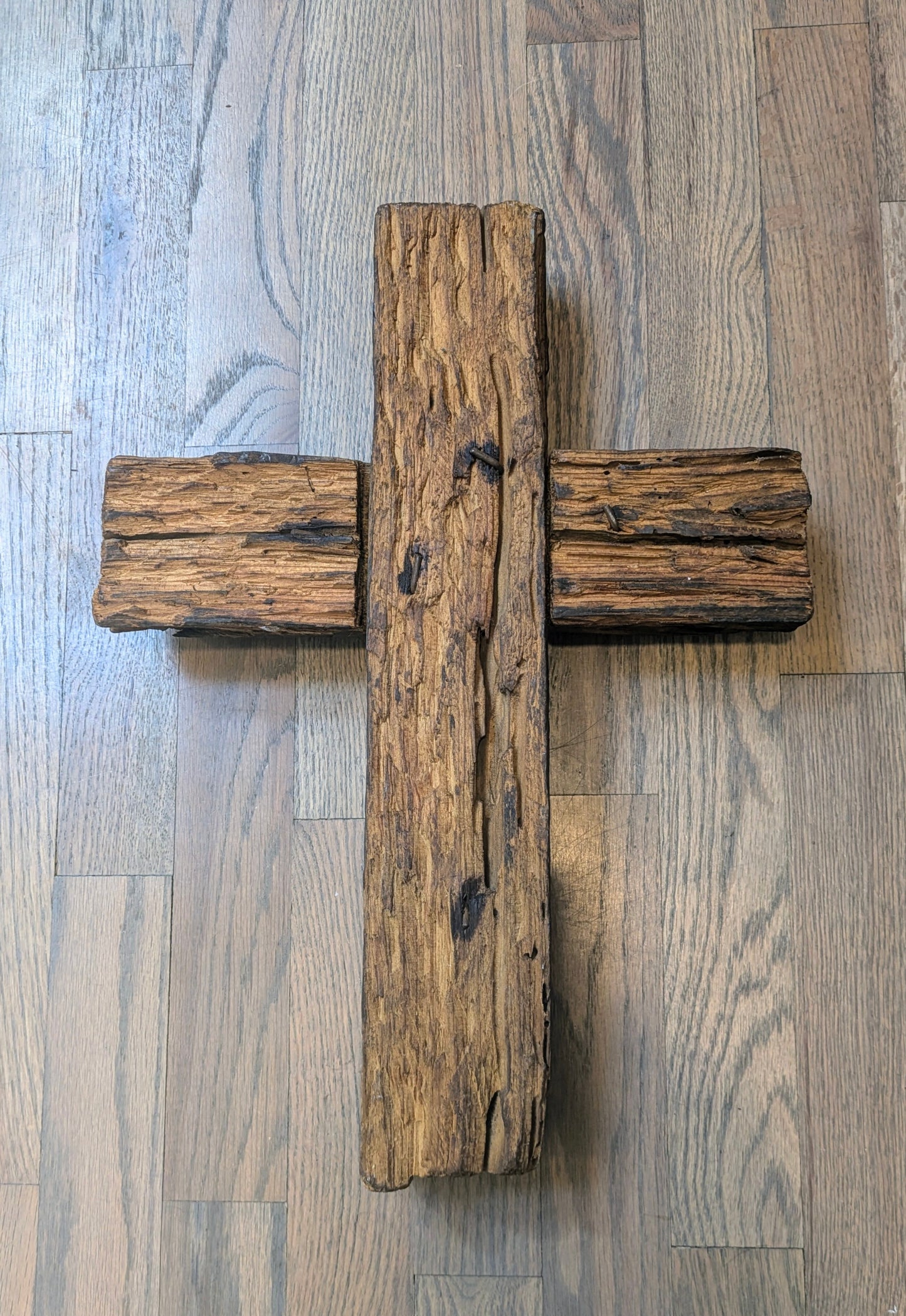 Vintage Handmade Folk Art | Christ on Cross