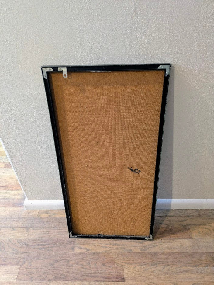 Vintage Original Abstract Painting: Signed J. Hill