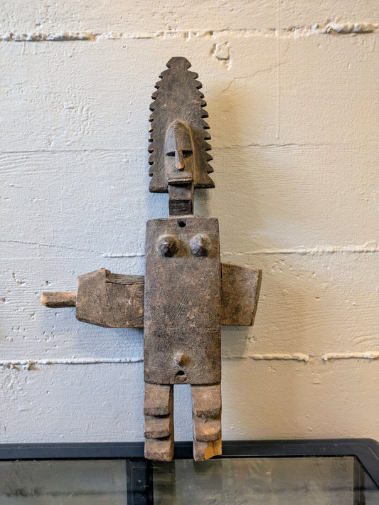 Early 20th Century Handcrafted Bamana Guardian Door Lock