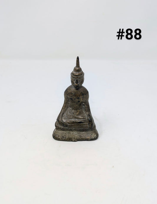 Unknown Old (Thai?) Brass Seated Buddha