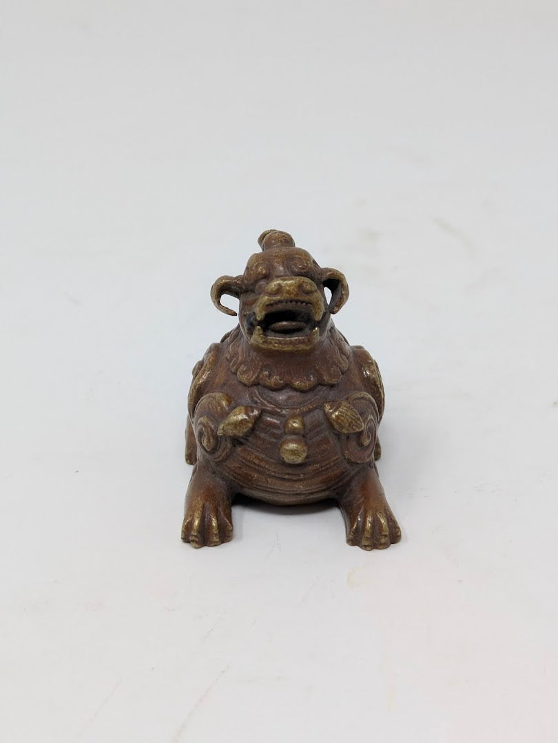 Antique Chinese Brass "Luduan" Scroll/Paper Weight