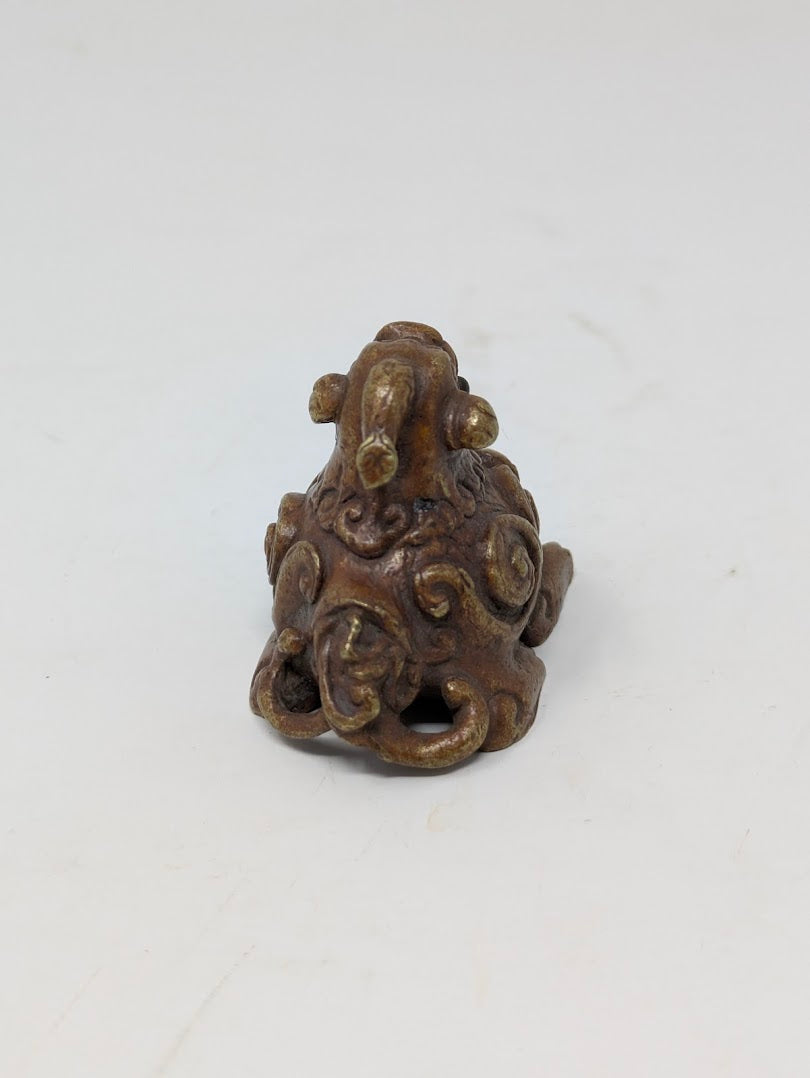 Antique Chinese Brass "Luduan" Scroll/Paper Weight