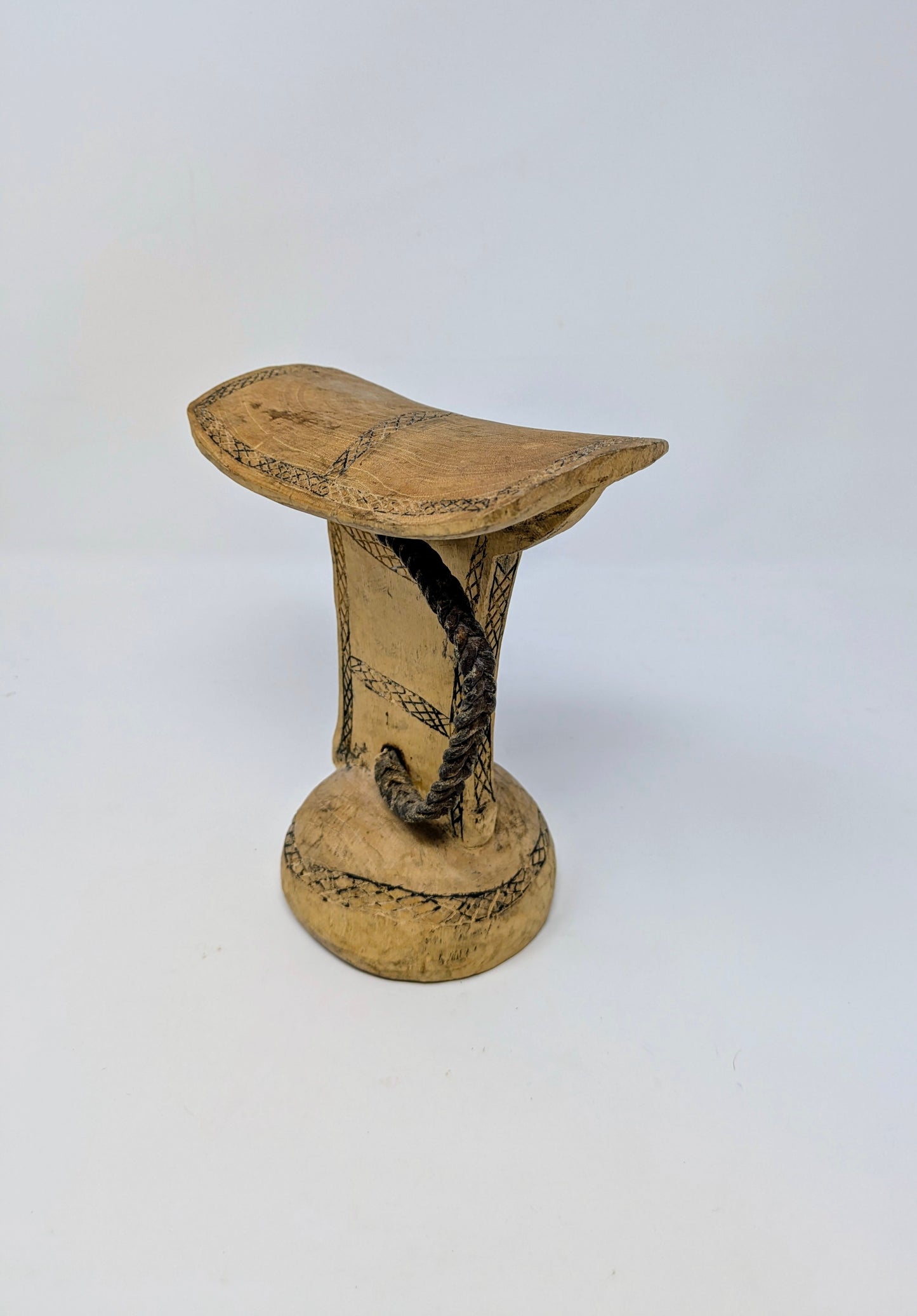 Vintage Hand-Carved Kenyan Turkana Headrest
