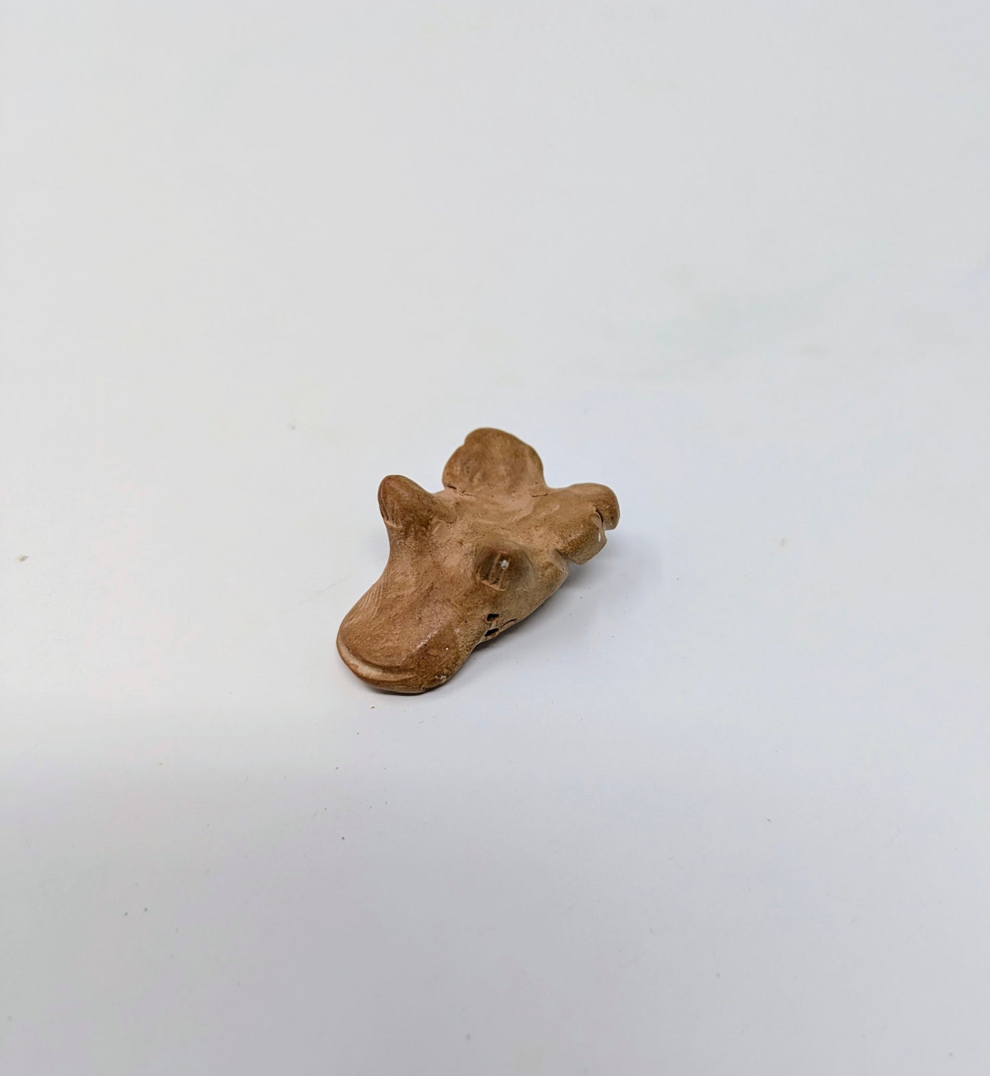 Vintage Pre-Columbian Style Clay Frog Ocarina