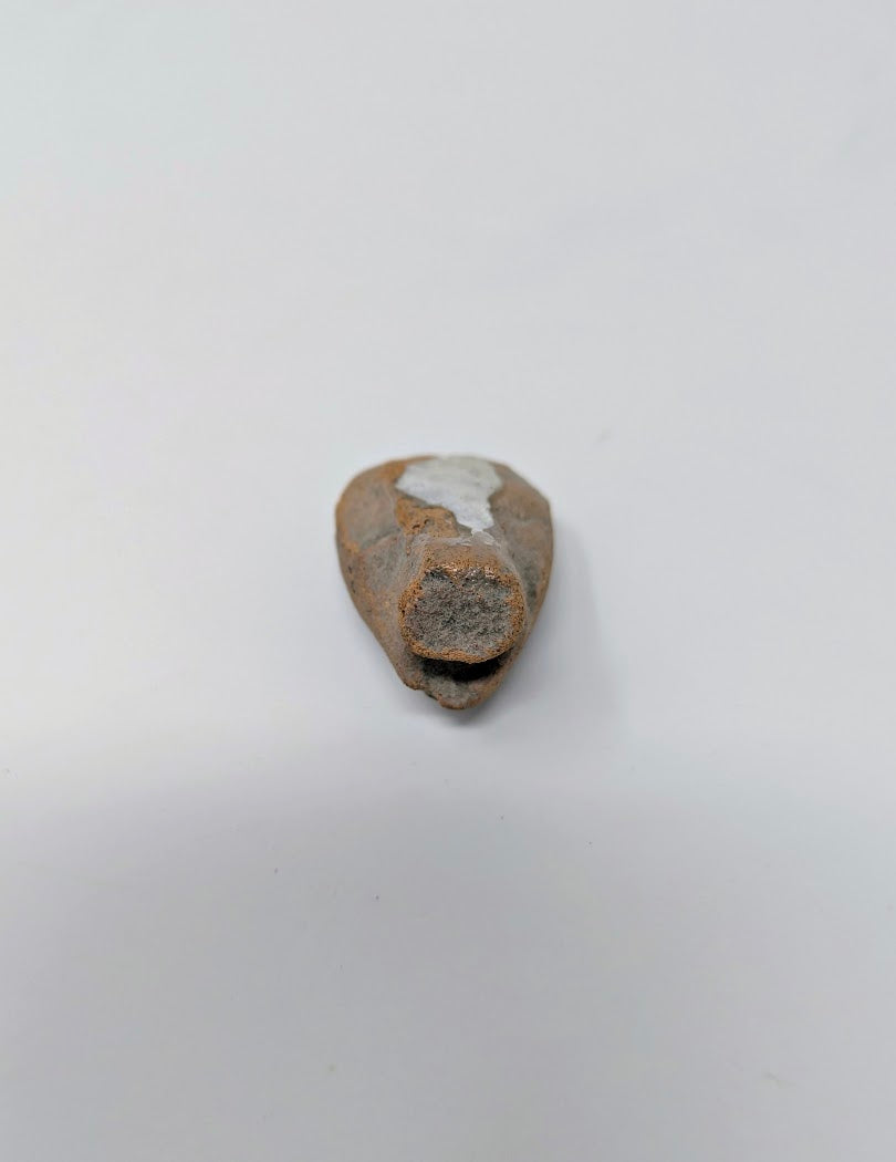 Pre-Columbian Clay Head Fragment: Teotihuacan Region (c. 450AD)