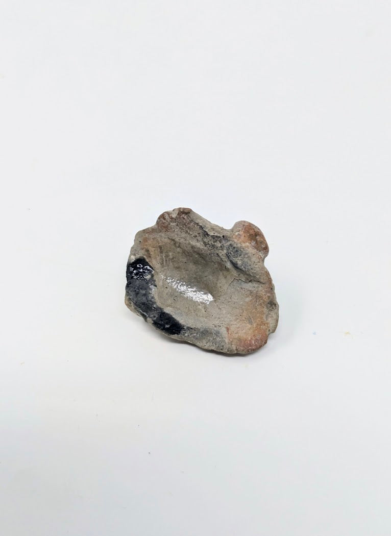 Pre-Columbian Artifact: Clay Head Fragment (c. 500AD-1000AD)