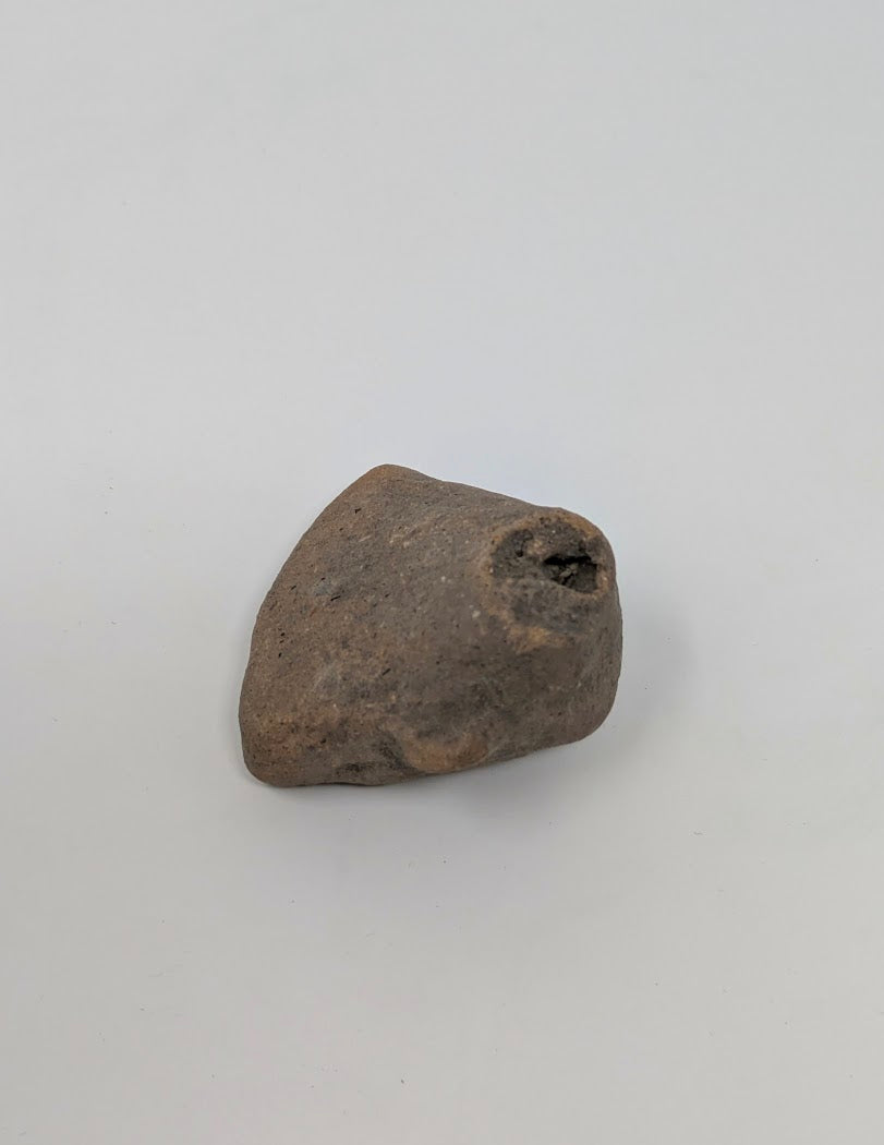 Pre-Columbian Clay Head Fragment: Teotihuacan Region (c. 1000AD-1500AD)