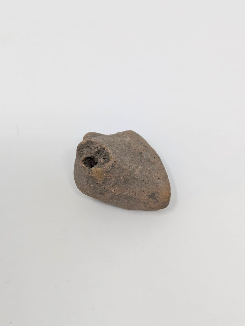 Pre-Columbian Clay Head Fragment: Teotihuacan Region (c. 1000AD-1500AD)