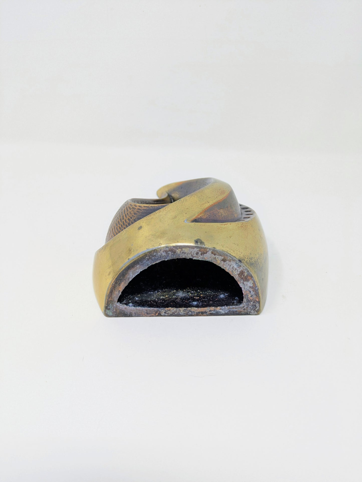 1950s Brass Flame Bookend Designed by Ben Seibel