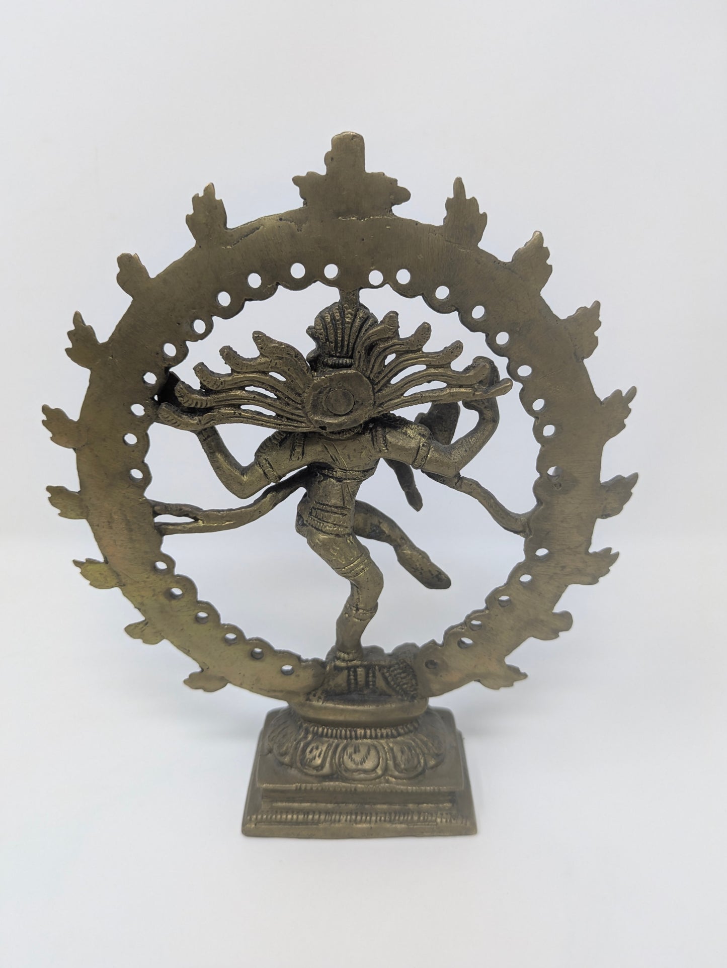 Vintage Brass Dancing Nataraj Shiva Statue
