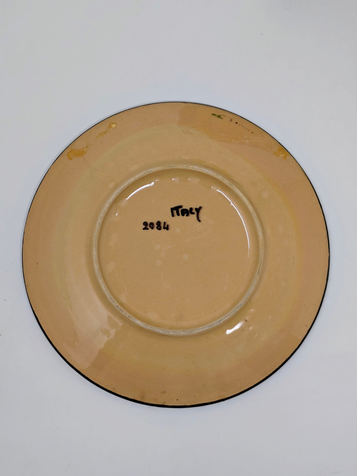 (4) Vintage Italian Hand-Painted Salad Plates