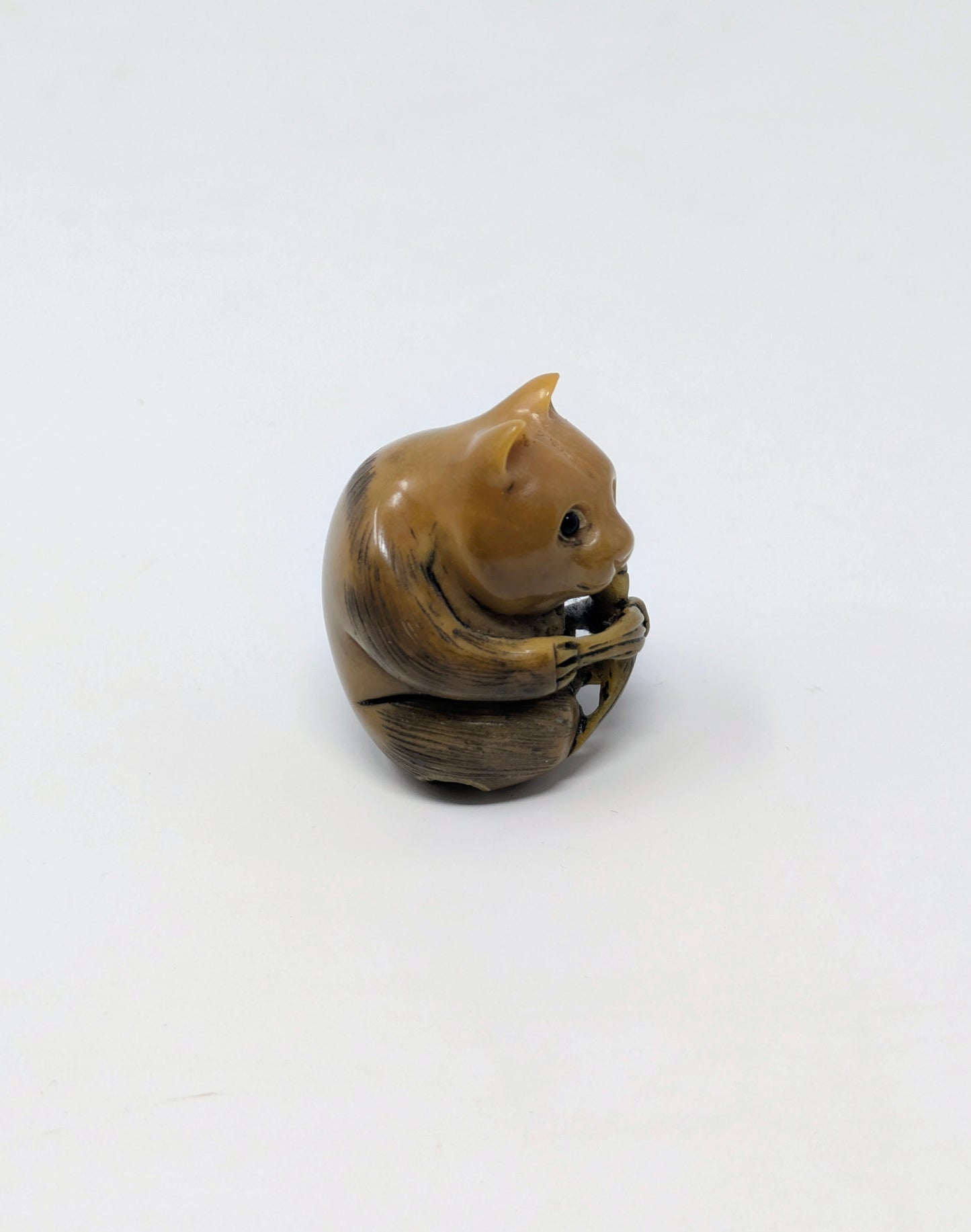 Vintage Japanese Carved & Polished Panda Netsuke