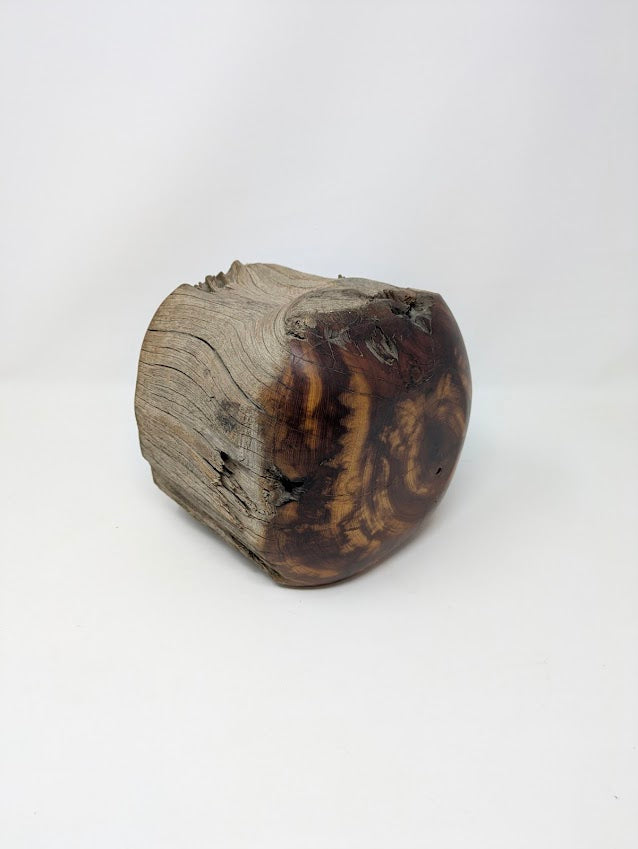 1970s Spancraft Hand-Carved Wood Jewelry/Trinket Box