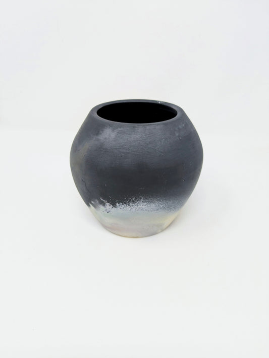 Vintage Handcrafted Studio Art Pit-Fired Vase