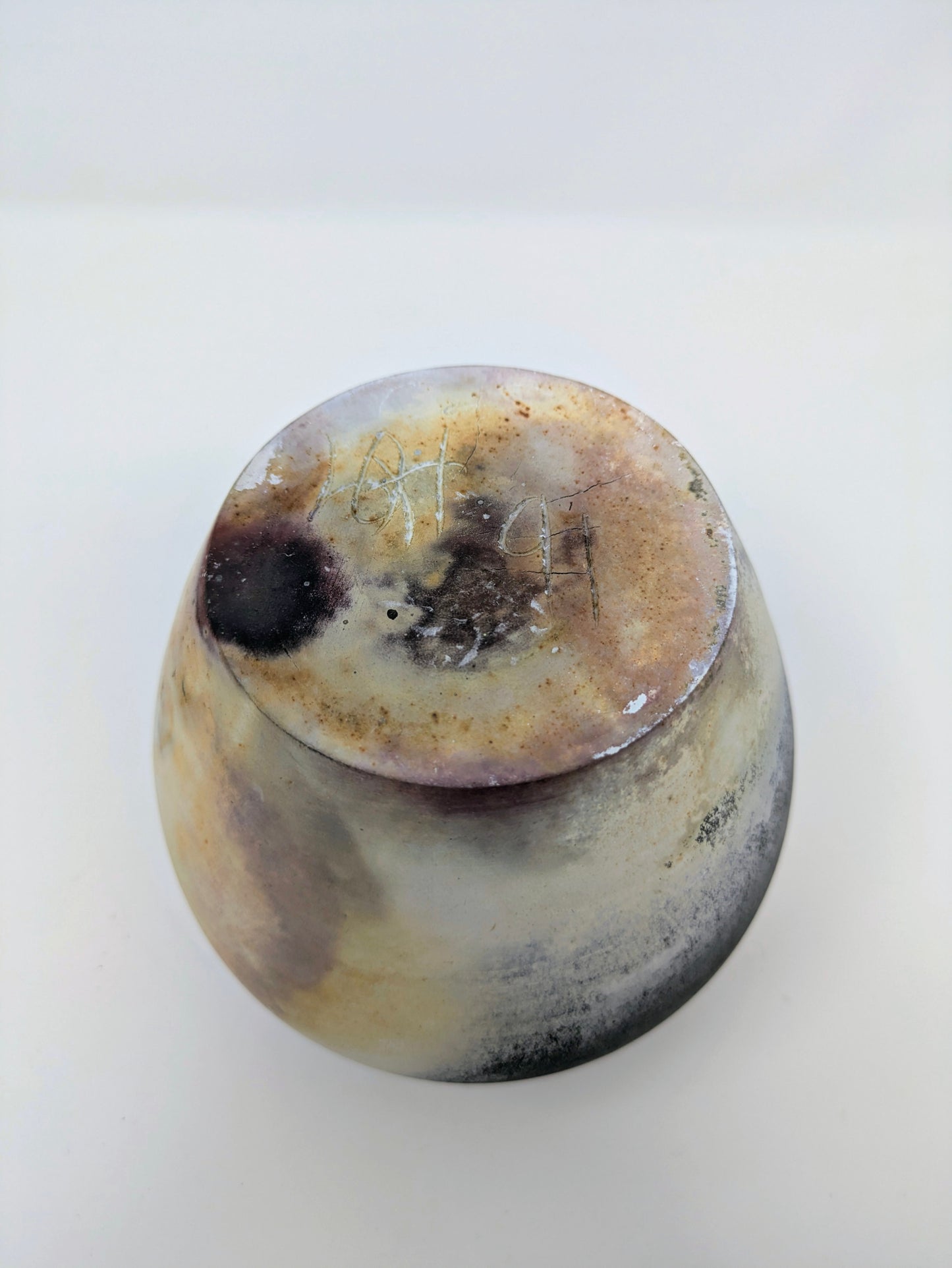 Vintage Handcrafted Studio Art Pit-Fired Vase