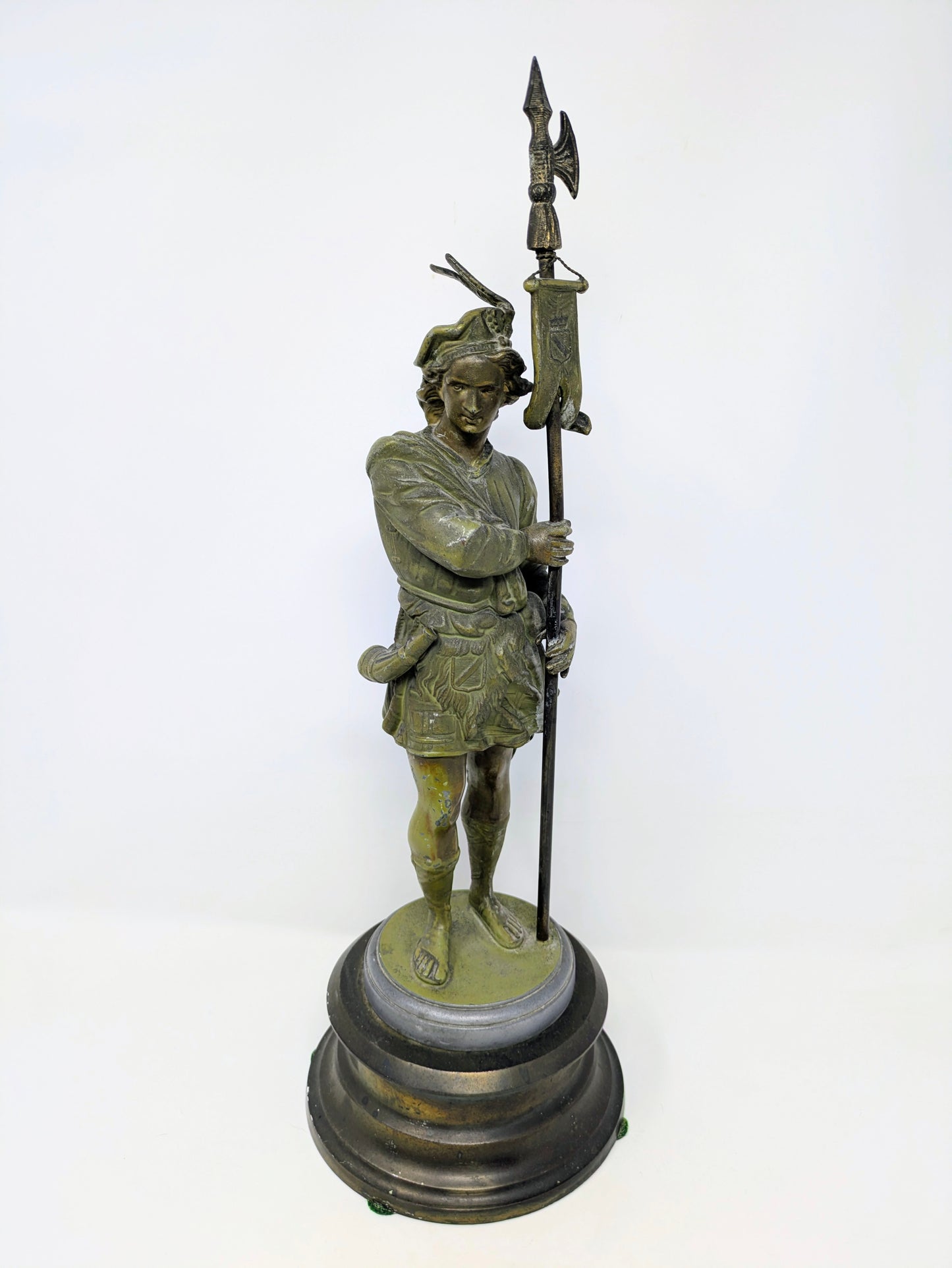 Late 19th / Early 20th Century Renaissance Style Italian Spelter Guards