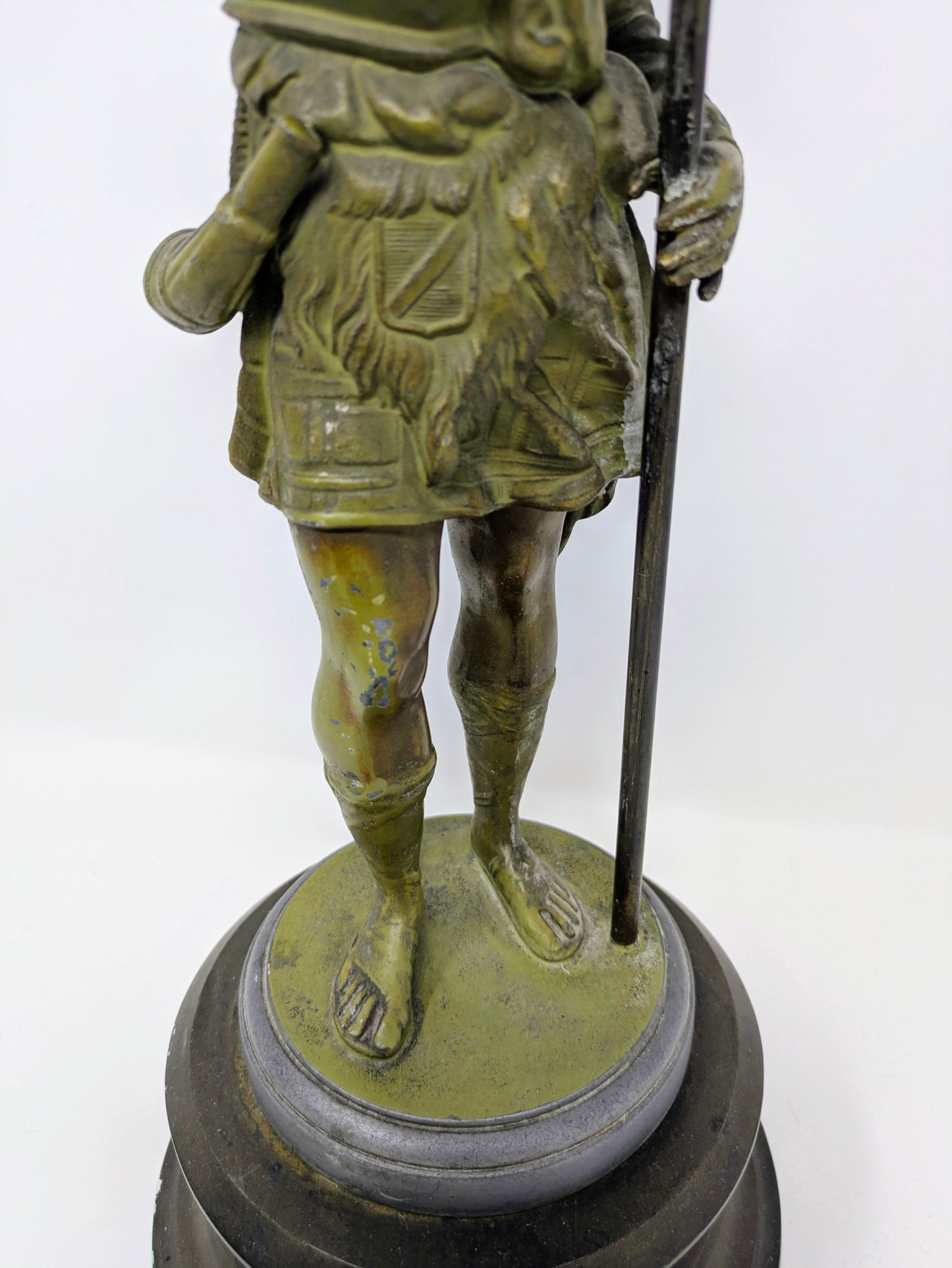 Late 19th / Early 20th Century Renaissance Style Italian Spelter Guards