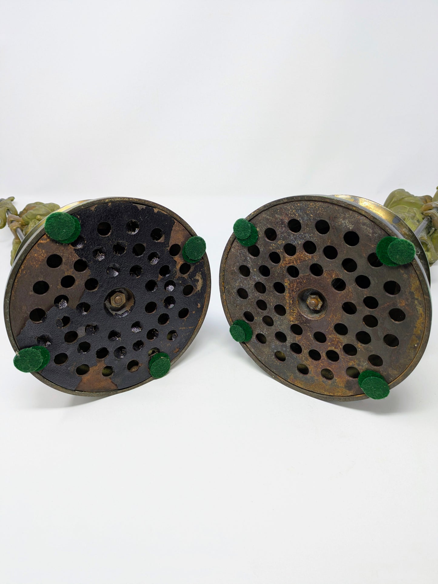 Late 19th / Early 20th Century Renaissance Style Italian Spelter Guards