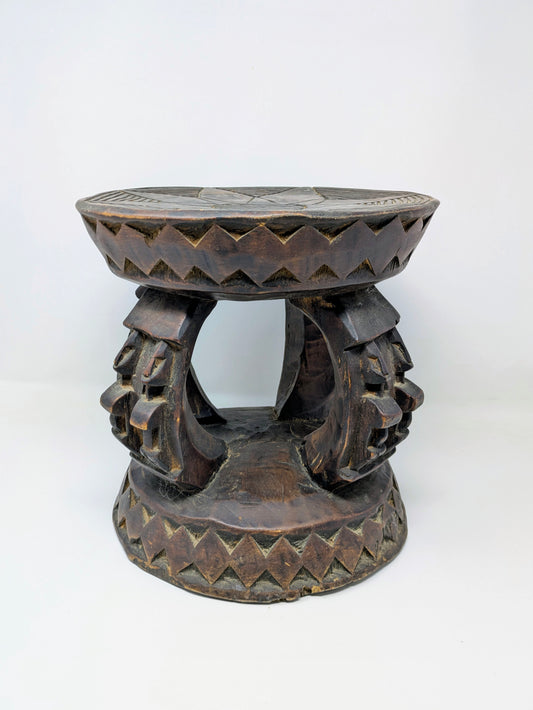 1950s Traditional Handcrafted African Dogon Stool | Mali