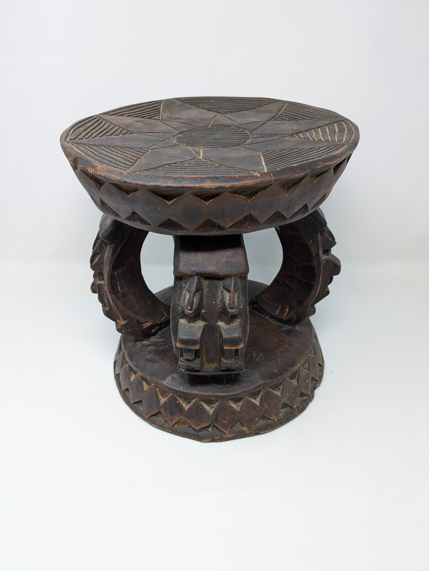 1950s Traditional Handcrafted African Dogon Stool | Mali