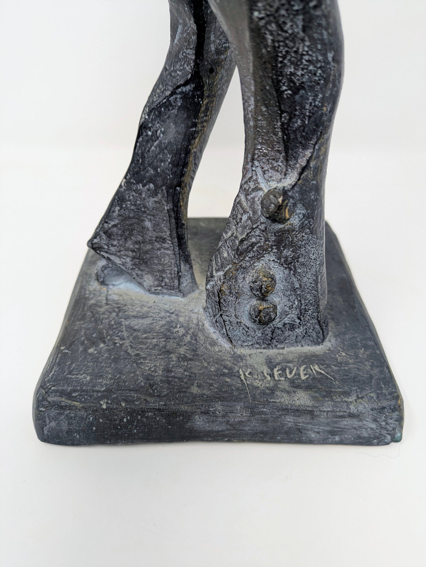 RARE "Hobo Clown Playing Guitar" Statue by Klara Sever | Austin Prods Inc.