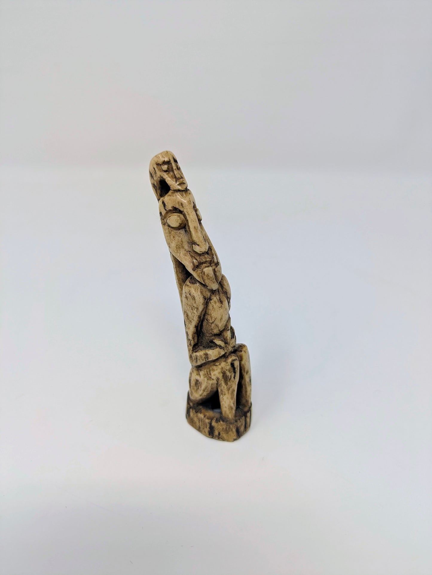 Antique Dayak Carved Horn Charm/Pendant