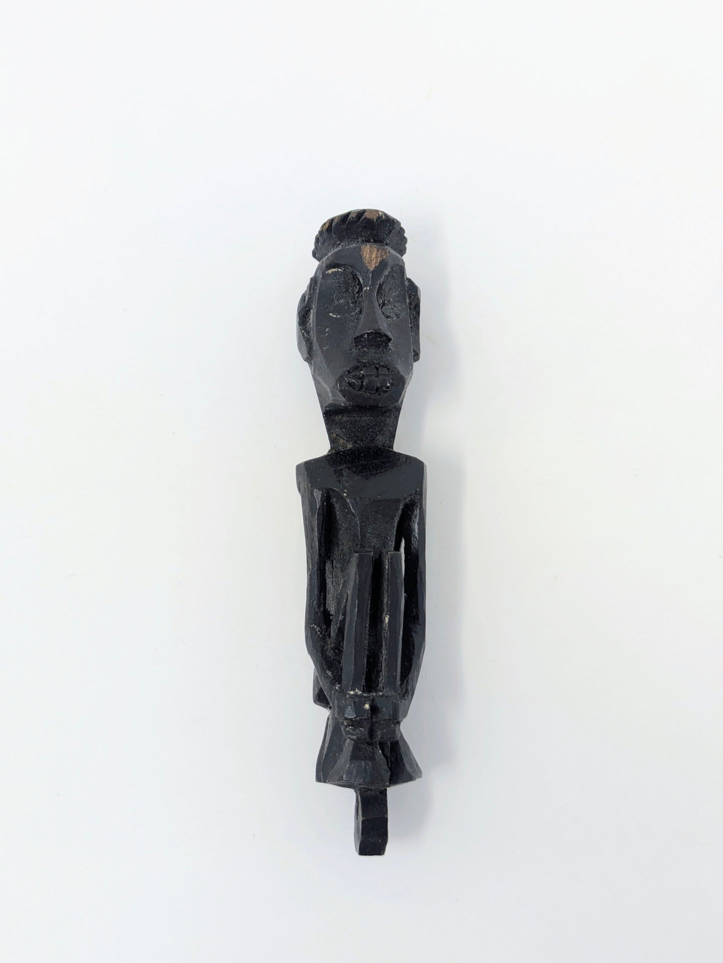 Hand-Carved Wood Dayak Tribe Pendant Charm