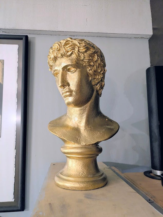 Vintage Greek Bust: "Head of a Victorious Athlete" (1984)