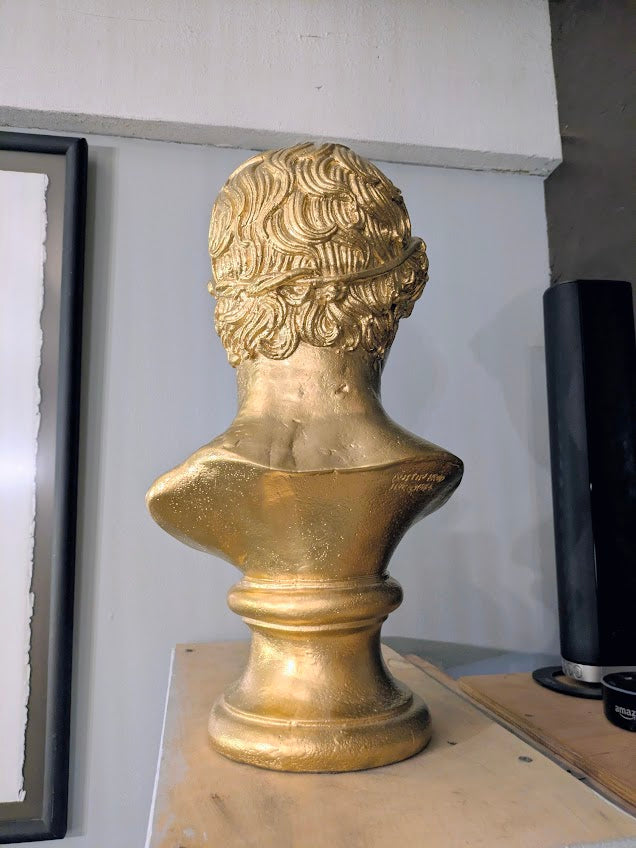 Vintage Greek Bust: "Head of a Victorious Athlete" (1984)