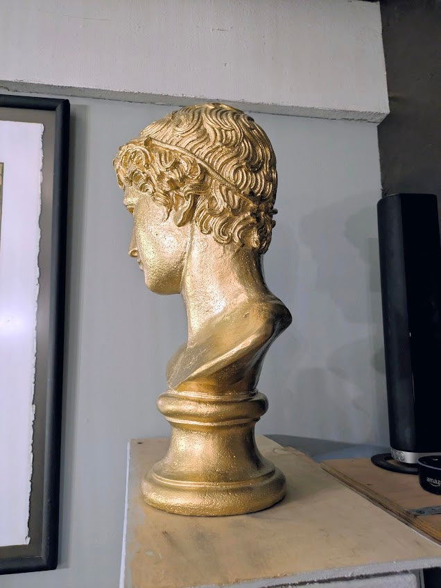 Vintage Greek Bust: "Head of a Victorious Athlete" (1984)